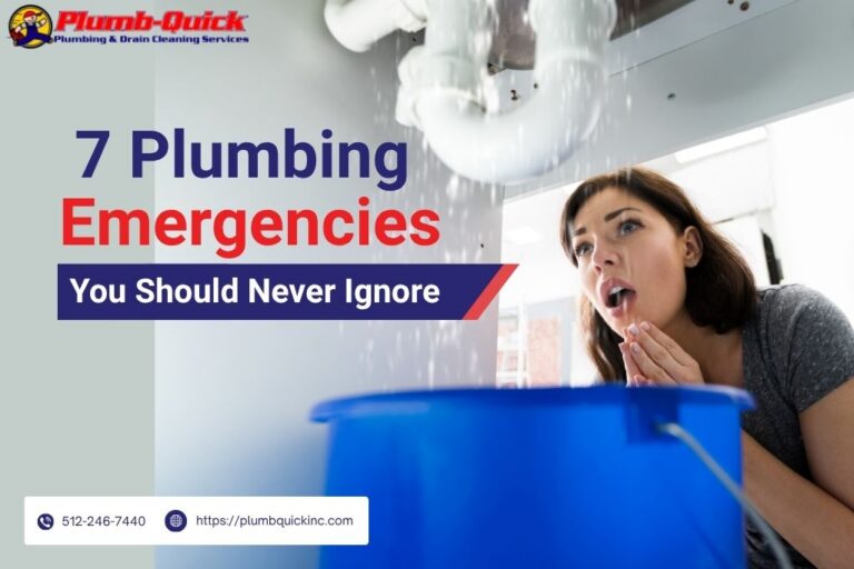 Emergency plumbing leak causing water damage in an Austin home