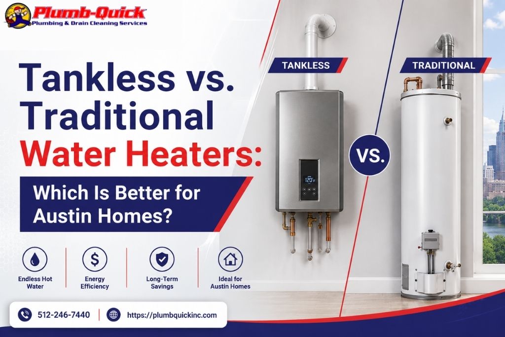 Tankless vs. Traditional Water Heaters